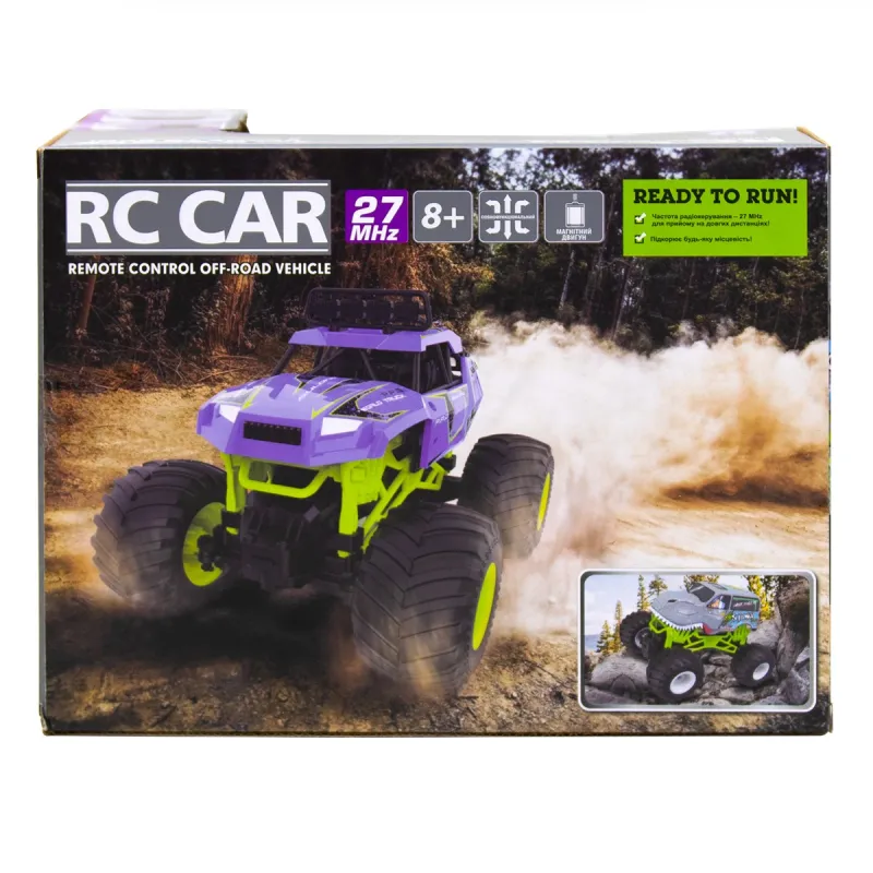 Автомобіль Bigfoot Off-road з р/к – Violet (1:16, 27 МГц (MHz))