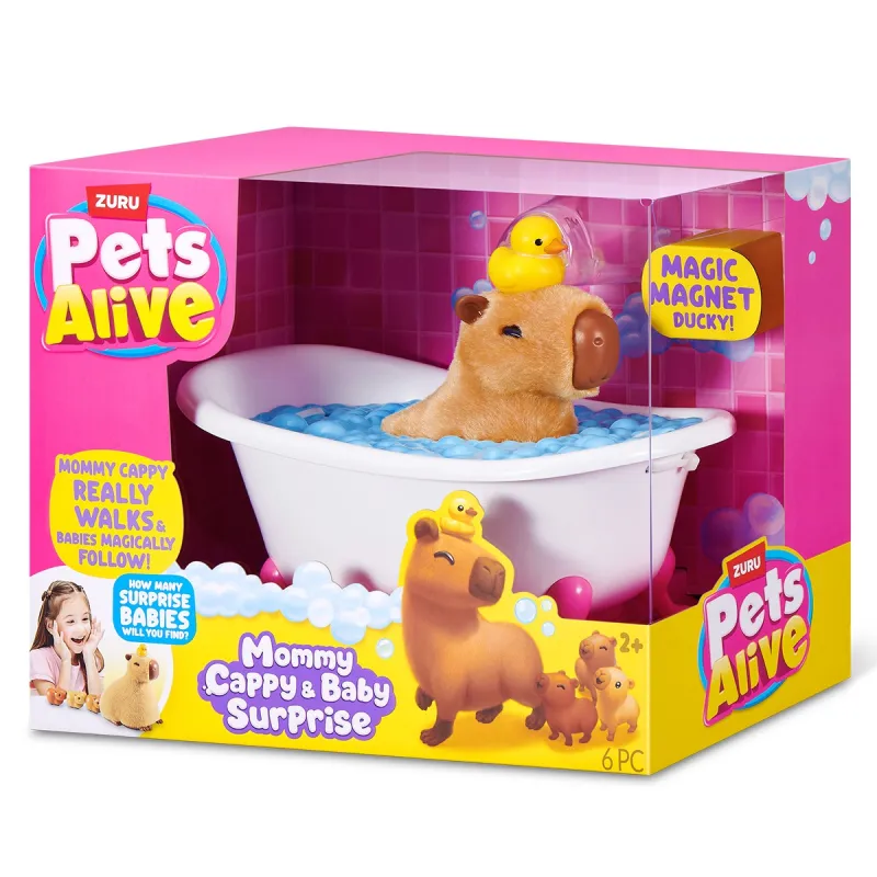 Інтерактивний ігровий набір Pets Alive – Мама капібара з сюрпризом