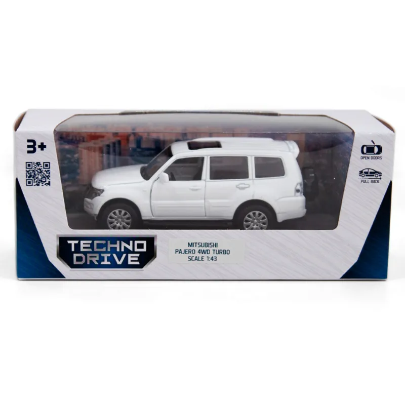 Автомодель - MITSUBISHI PAJERO 4WD TURBO (білий)