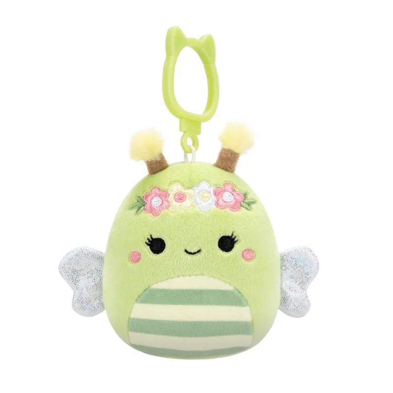 М'яка іграшка на кліпсі Squishmallows – Бджілка Сібіл