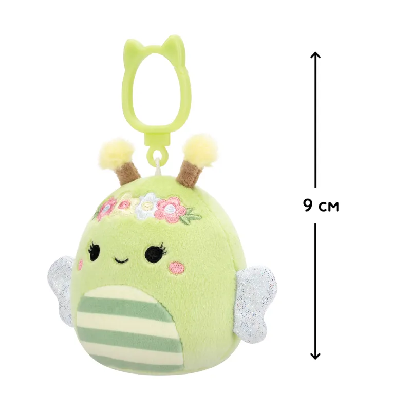 М'яка іграшка на кліпсі Squishmallows – Бджілка Сібіл