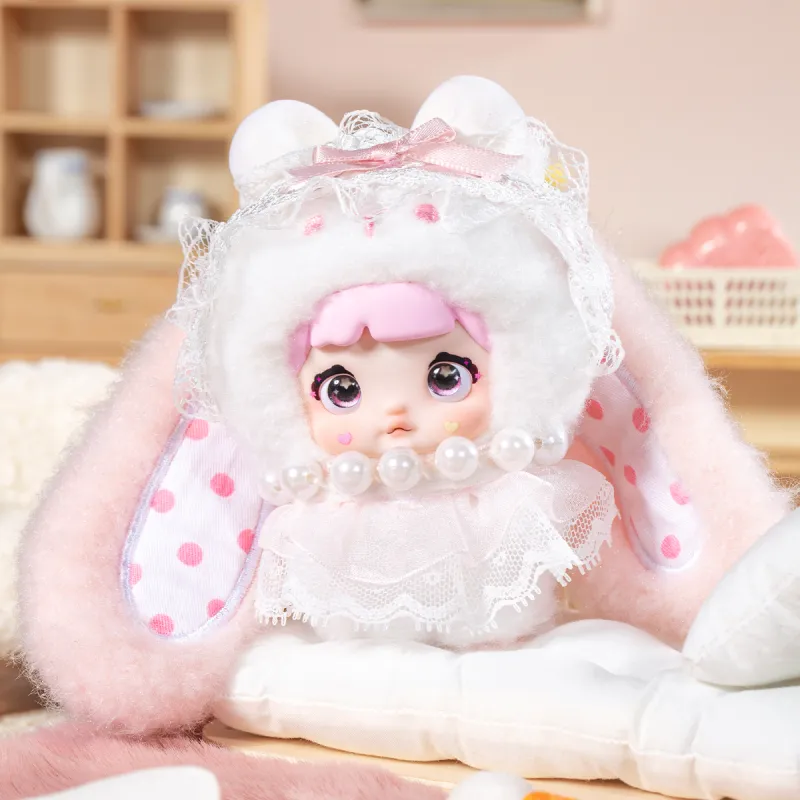 Пухнаста фігурка на підвісі POP TOP Hi TOY серії Nommi - Зайченята