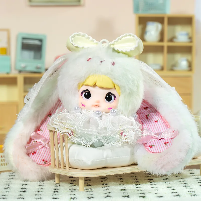 Пухнаста фігурка на підвісі POP TOP Hi TOY серії Nommi - Зайченята
