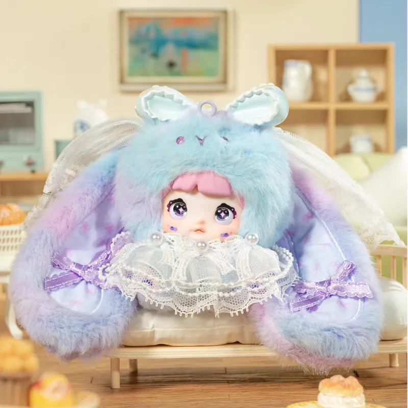 Пухнаста фігурка на підвісі POP TOP Hi TOY серії Nommi - Зайченята