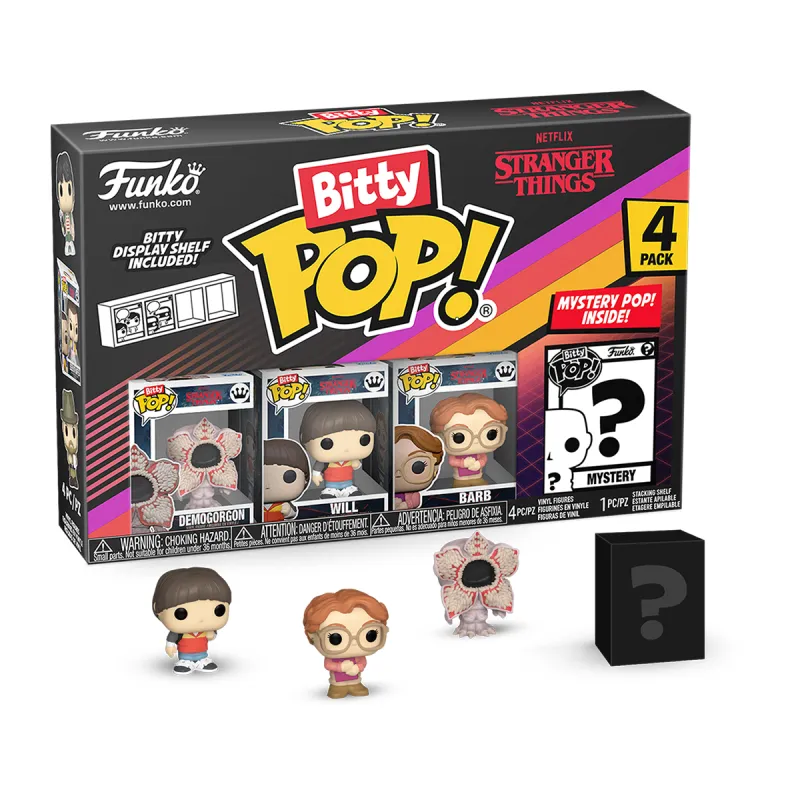 Набір ігрових фігурок Bitty POP! серії Дивні дива - Демогоргон (4 фігурки в ас.)