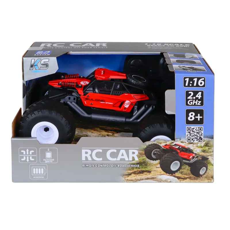 Автомобіль Off-road на р/к – Strong Power (червоний, 1:16)
