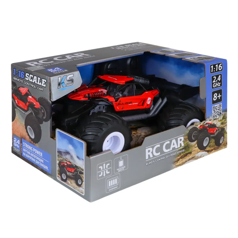 Автомобіль Off-road на р/к – Strong Power (червоний, 1:16)