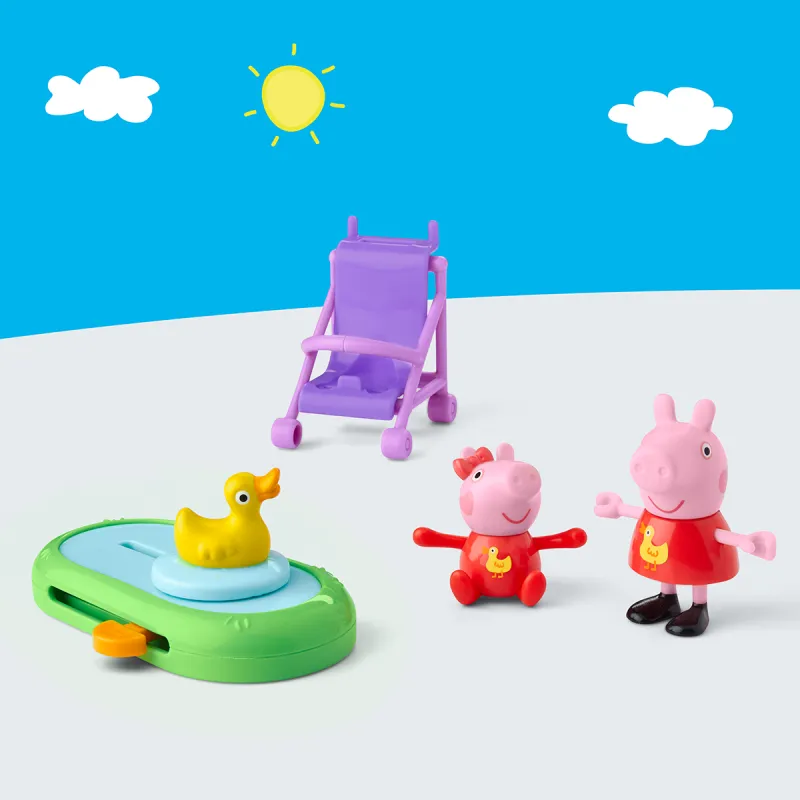 Ігровий набір Peppa Figurines серії Моменти з Пеппою – Сестрички на прогулянці