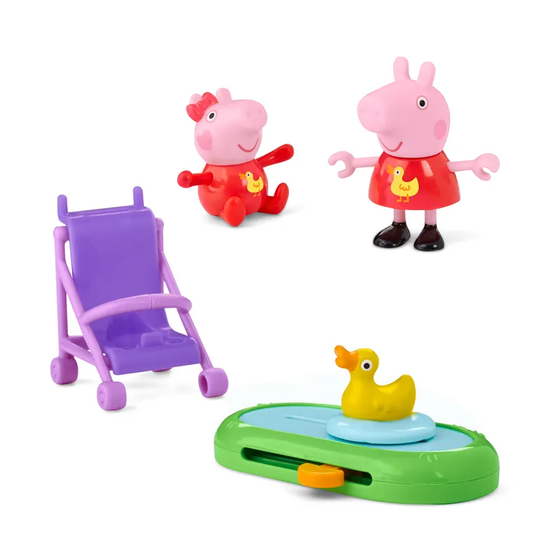 Ігровий набір Peppa Figurines серії Моменти з Пеппою – Сестрички на прогулянці