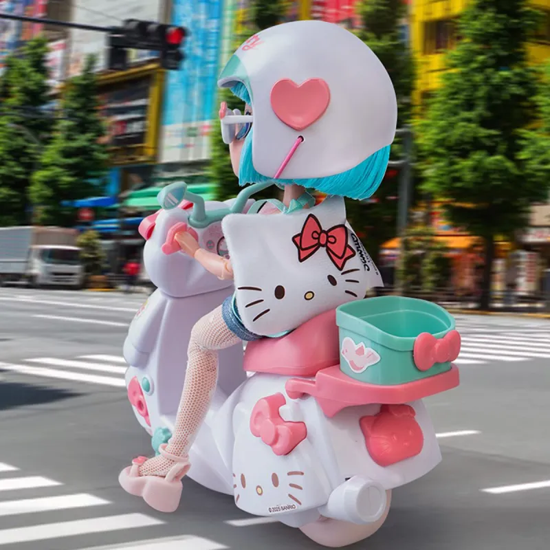 Ігровий набір 4SF Manga Dolls серії Hello Kitty – Красуня Пінк на скутері