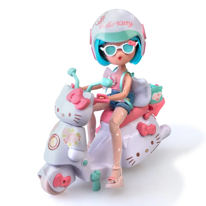 Ігровий набір 4SF Manga Dolls серії Hello Kitty – Красуня Пінк на скутері