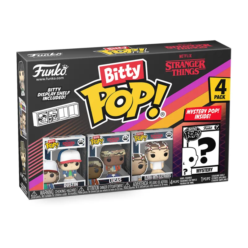 Набір ігрових фігурок Bitty POP! серії Дивні дива - Дастін (4 фігурки в ас.)