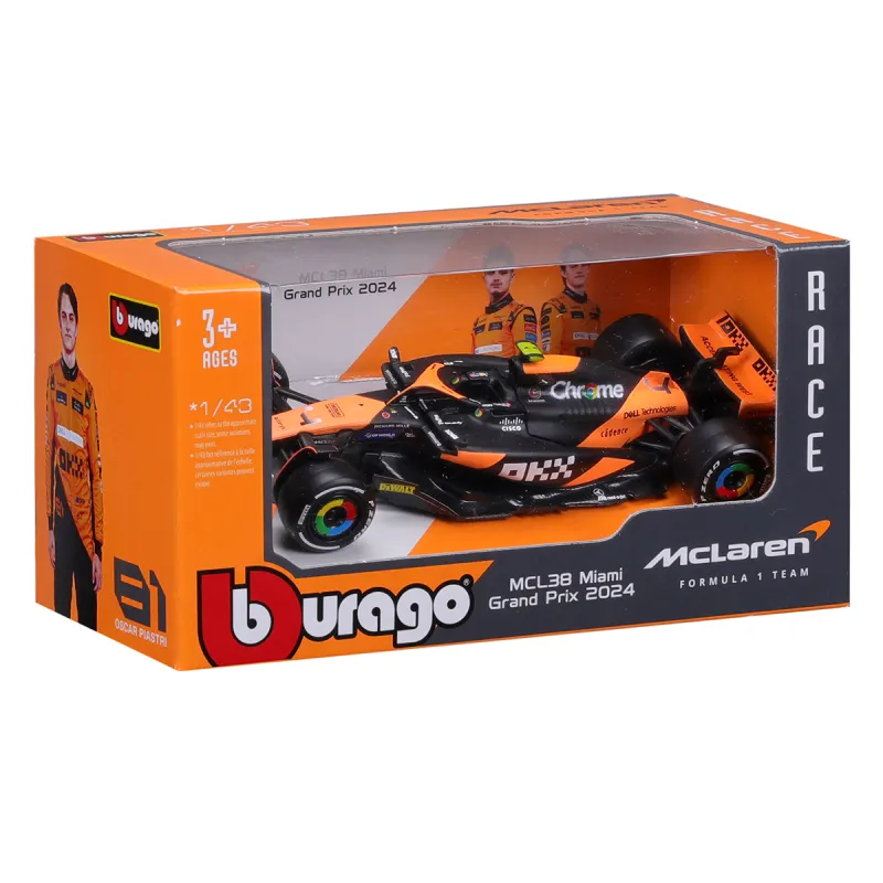 Автомодель - McLaren F1 MCL38 (2024) (1:43)