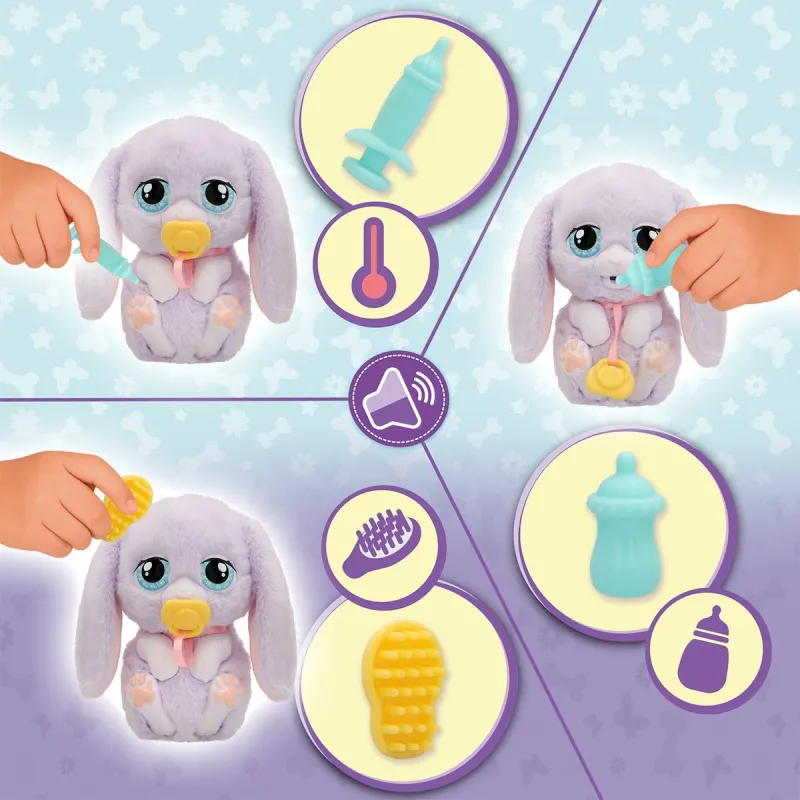 Інтерактивний ігровий набір Baby Paws серії Just Born — Зайчик