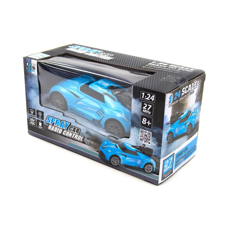 Автомобіль Spray Car на р/к – Sport (блакитний, 1:24, світло, функція туман)