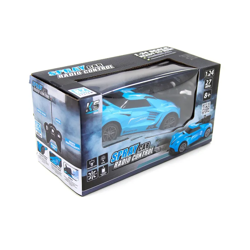 Автомобіль Spray Car на р/к – Sport (блакитний, 1:24, світло, функція туман)