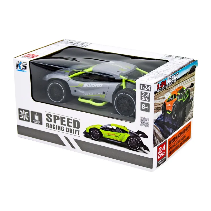 Автомобіль Speed racing drift з р/к – Sword (сірий, 1:24)