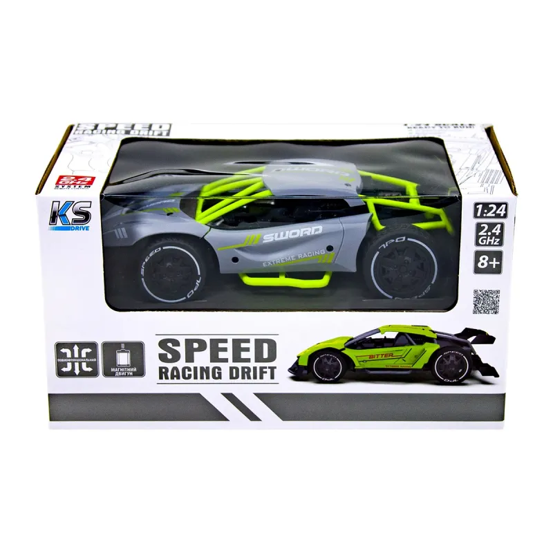 Автомобіль Speed racing drift з р/к – Sword (сірий, 1:24)