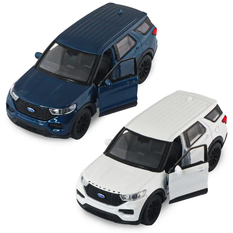 Автомодель - Ford Explorer 2023 (перламутрово-білий, блакитний металік)