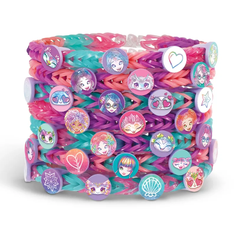 Набір для створення прикрас серії Rainbow Loom™ з намистинами – Зоряна феєрія