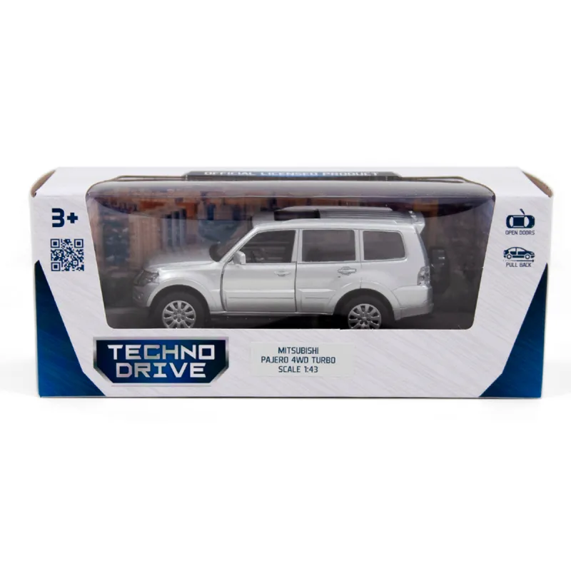 Автомодель - MITSUBISHI PAJERO 4WD TURBO (сріблястий)