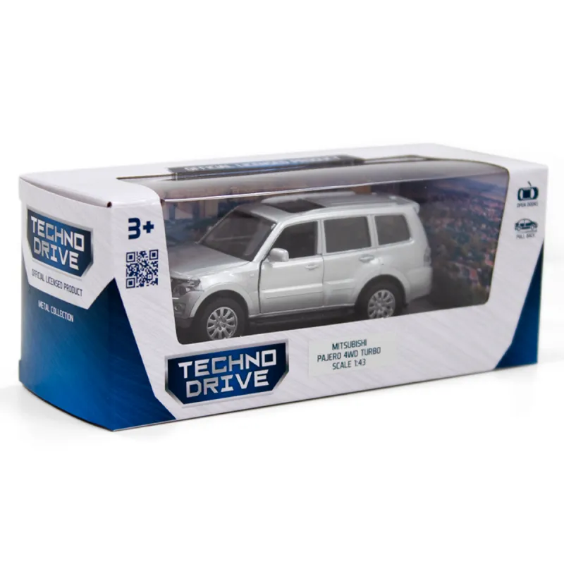 Автомодель - MITSUBISHI PAJERO 4WD TURBO (сріблястий)