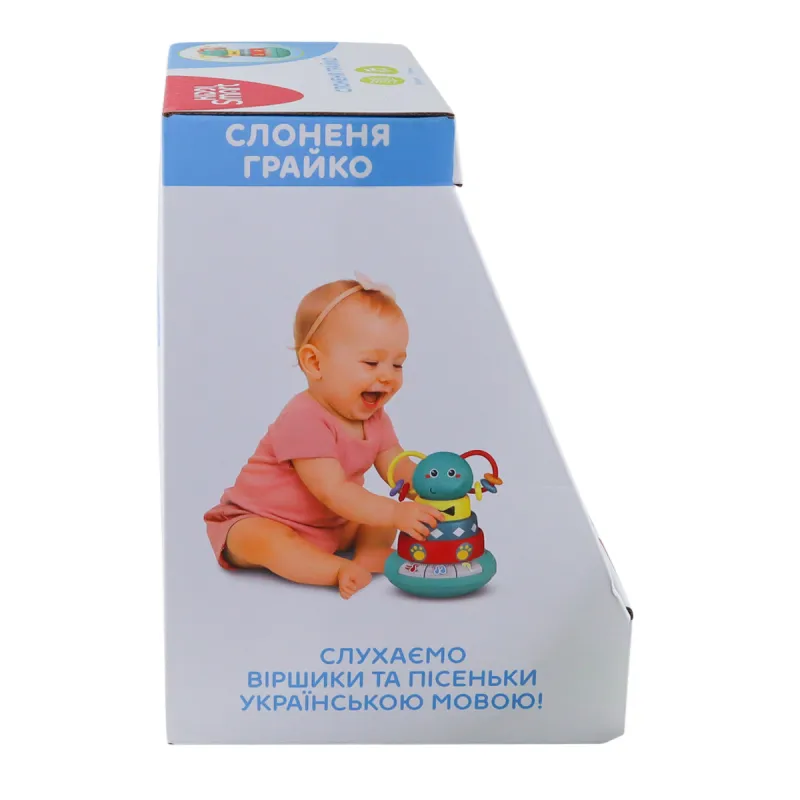 Інтерактивна іграшка, що розвиває, Kiddi Smart – Слоненя Грайко (українська)