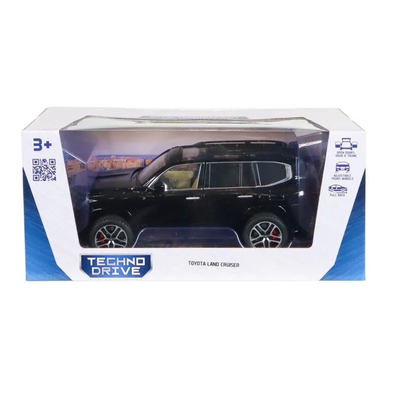 Автомодель - Toyota Land Cruiser (чорний, 1:24)