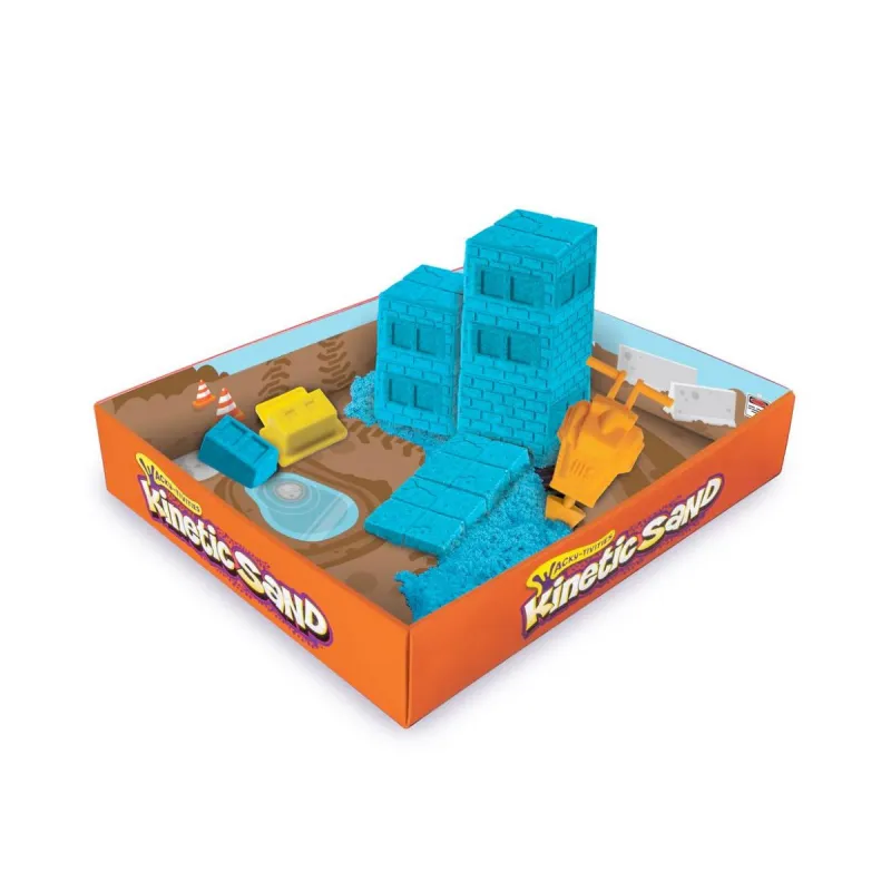 Пісок Для Дитячої Творчості - Kinetic Sand Construction Zone (Блакитний)