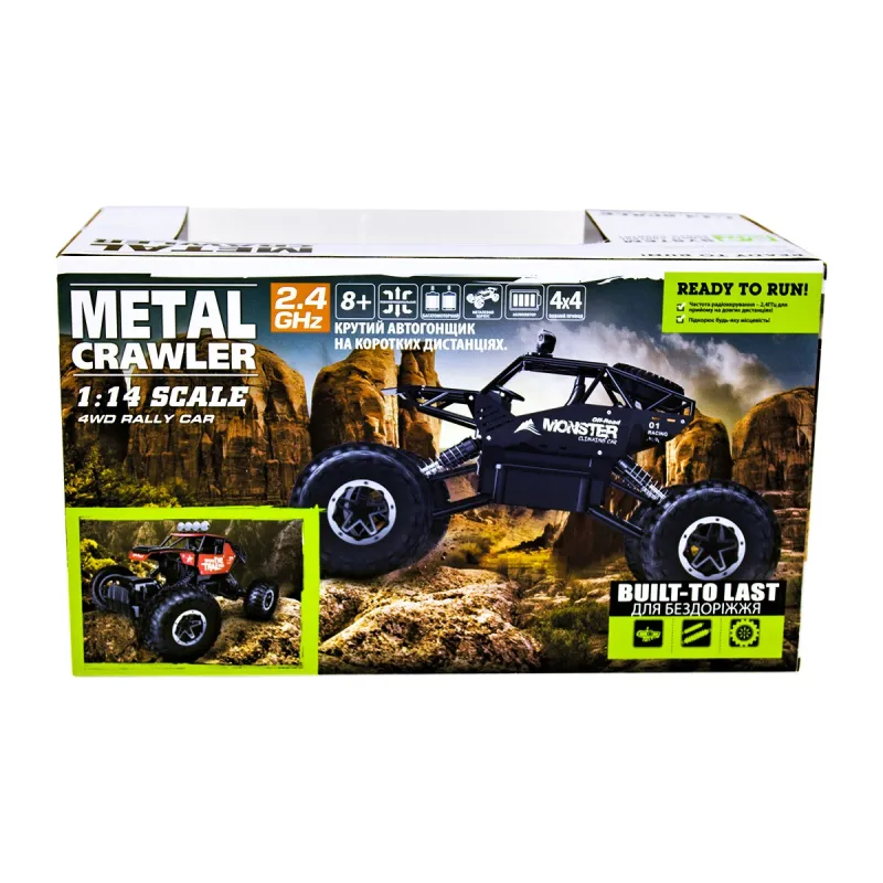 Автомобіль Off-road Crawler з р/к – Where the trail ends (червоний)