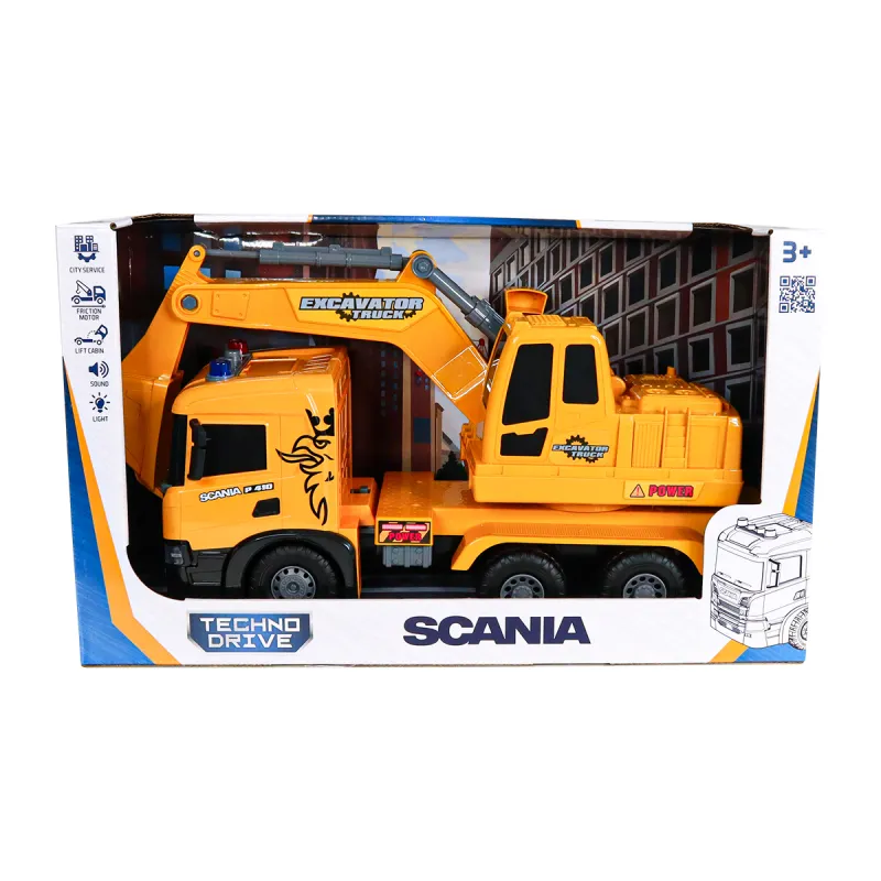 Автомодель серії Super Big Truck – Екскаватор Scania (світло, звук)