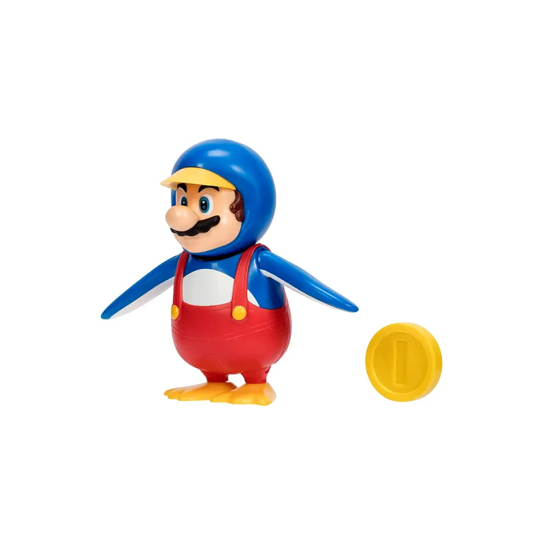 Ігрова фігурка з артикуляцією SUPER MARIO - Маріо-пінгвін 10 cm