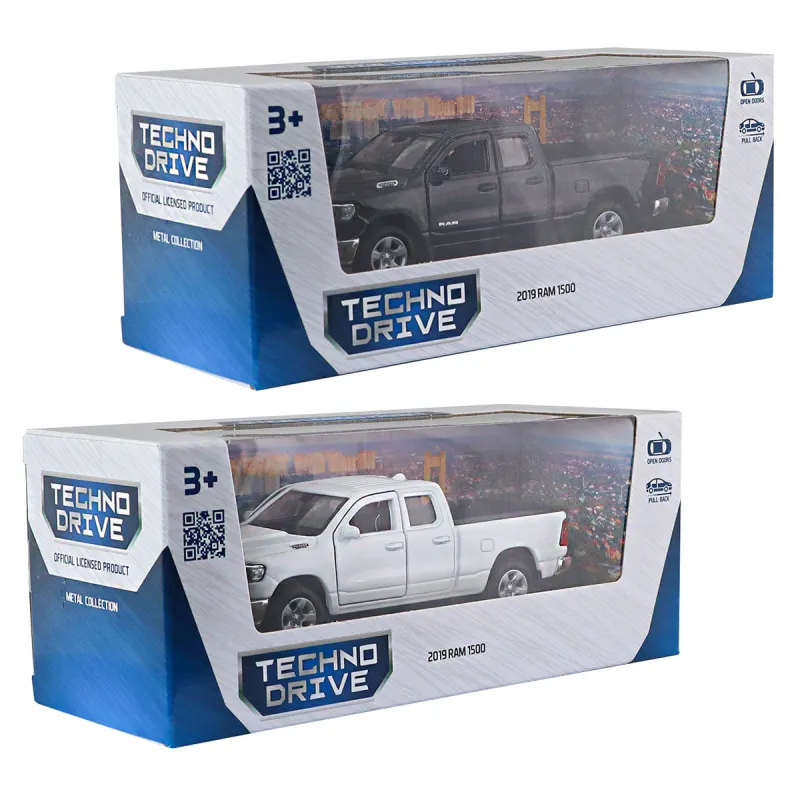 Автомодель - RAM 1500 2019 (білий, чорний)