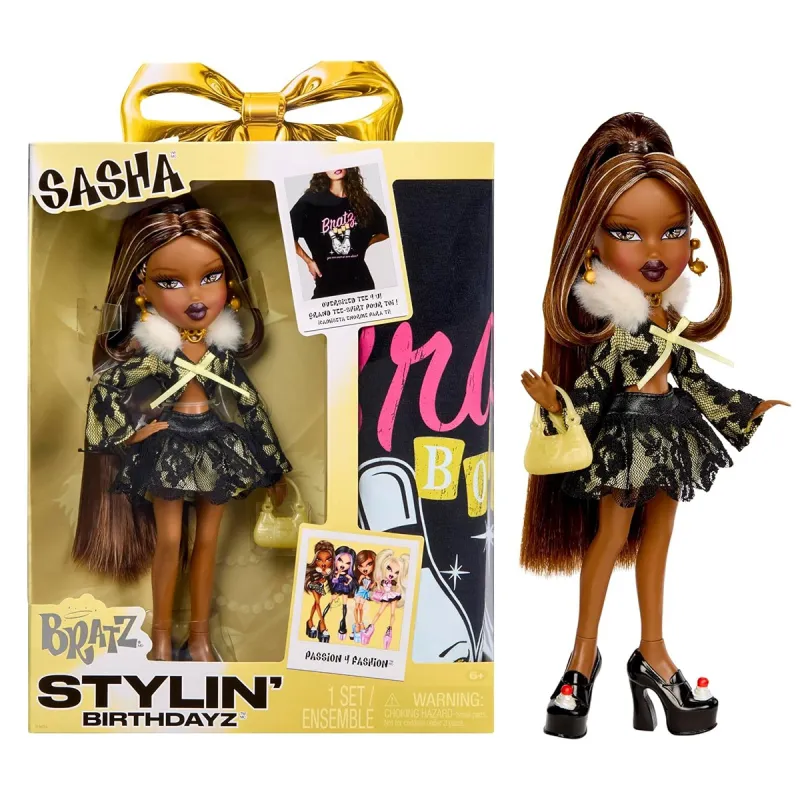Ігровий набір з лялькою Bratz серії Stylin' Birthday — Саша