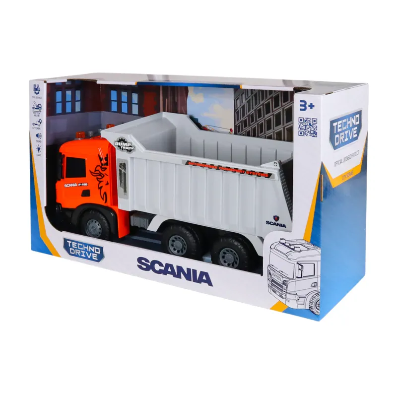 Автомодель серії Super Big Truck – Самоскид Scania (світло, звук)