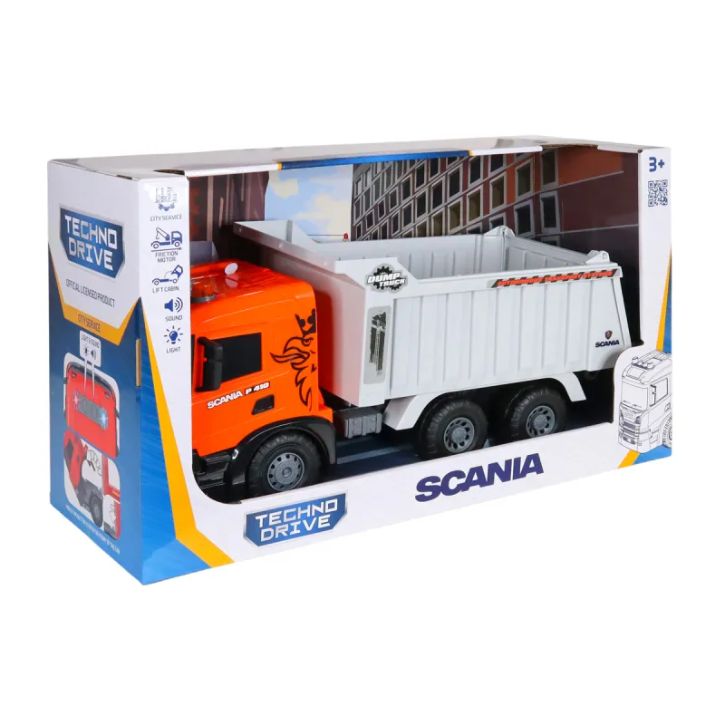 Автомодель серії Super Big Truck – Самоскид Scania (світло, звук)