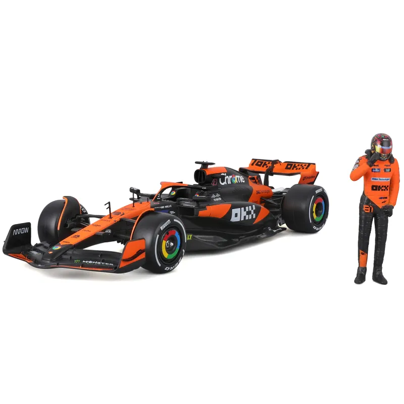 Автомодель з фігуркою - McLaren MCL38 (1:24)