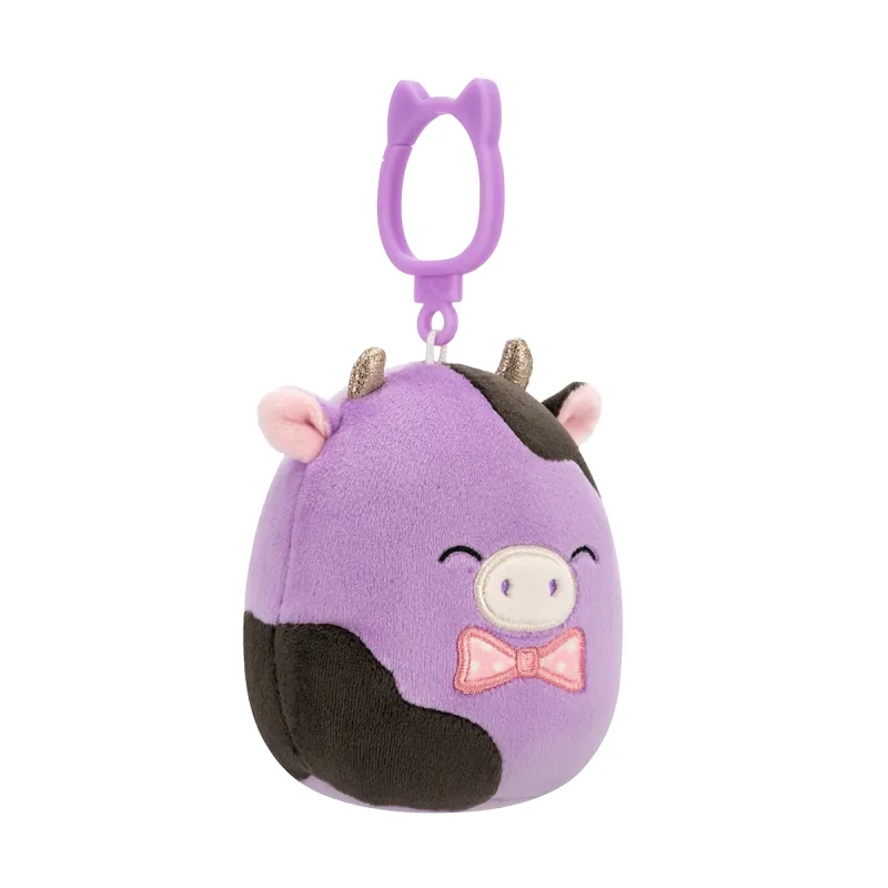М'яка іграшка на кліпсі Squishmallows – Корівка Олексі