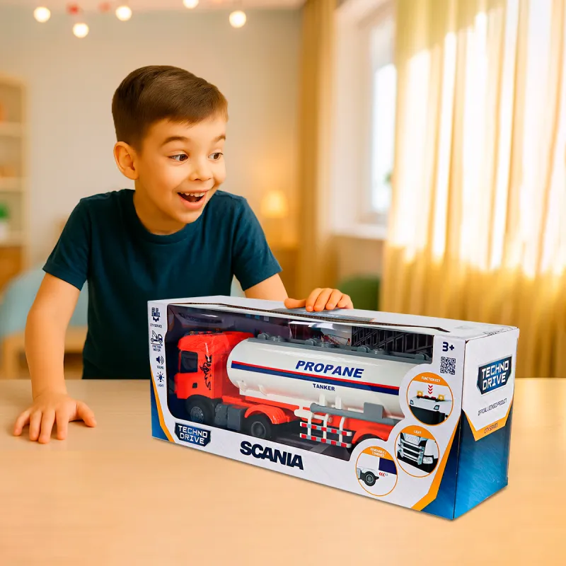 Автомодель серії Large Truck – Автоцистерна Scania (світло, звук)