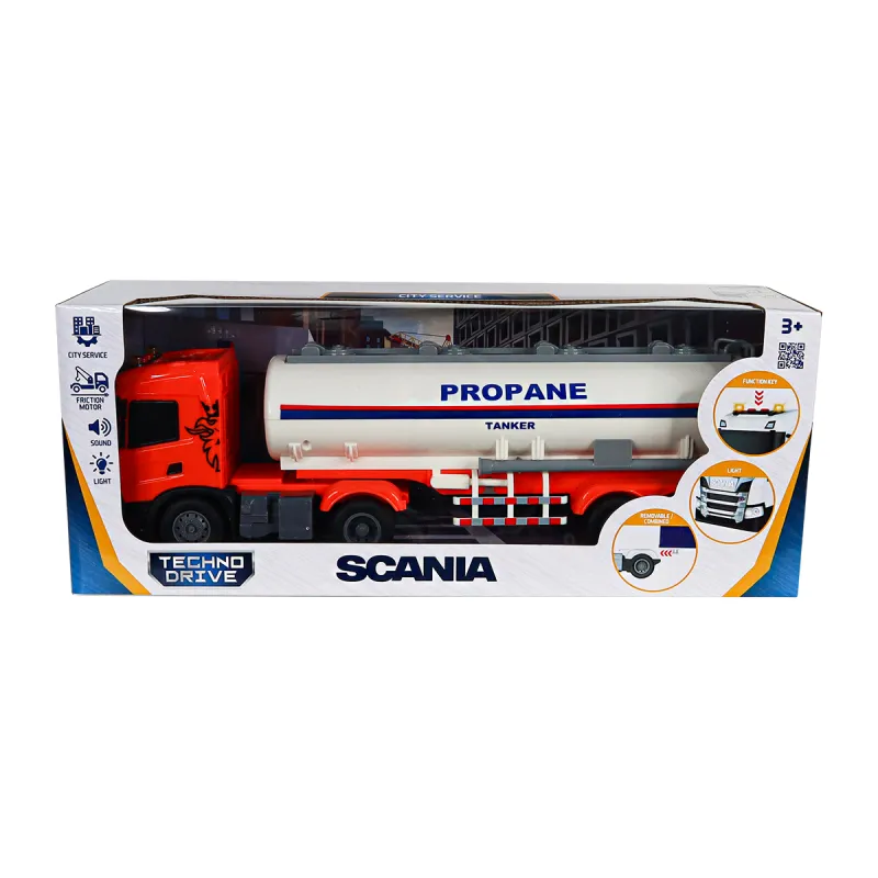 Автомодель серії Large Truck – Автоцистерна Scania (світло, звук)