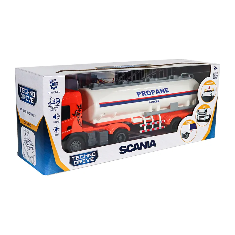 Автомодель серії Large Truck – Автоцистерна Scania (світло, звук)
