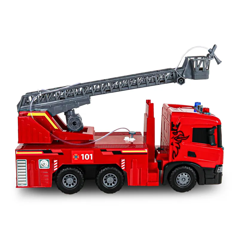 Автомодель серії Super Big Truck – Пожежна машина Scania (світло, звук, функ. води)