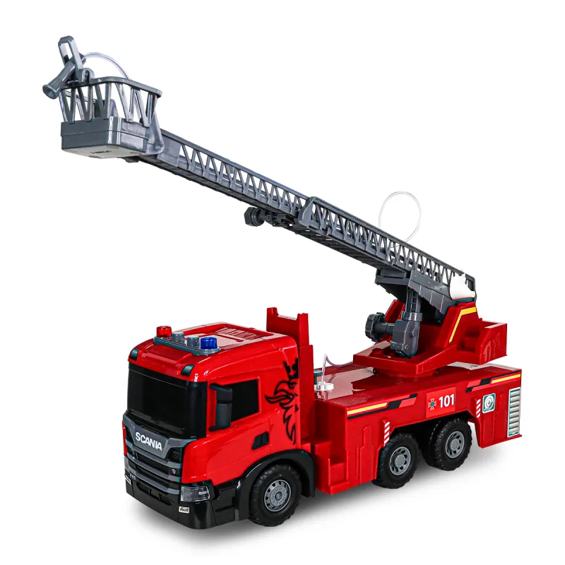 Автомодель серії Super Big Truck – Пожежна машина Scania (світло, звук, функ. води)