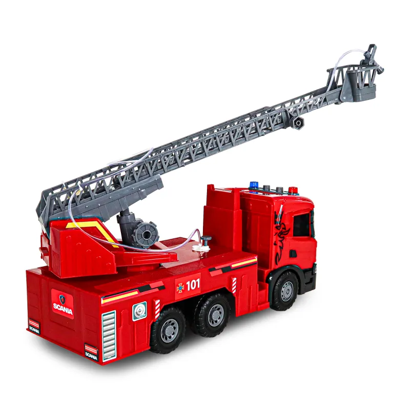 Автомодель серії Super Big Truck – Пожежна машина Scania (світло, звук, функ. води)