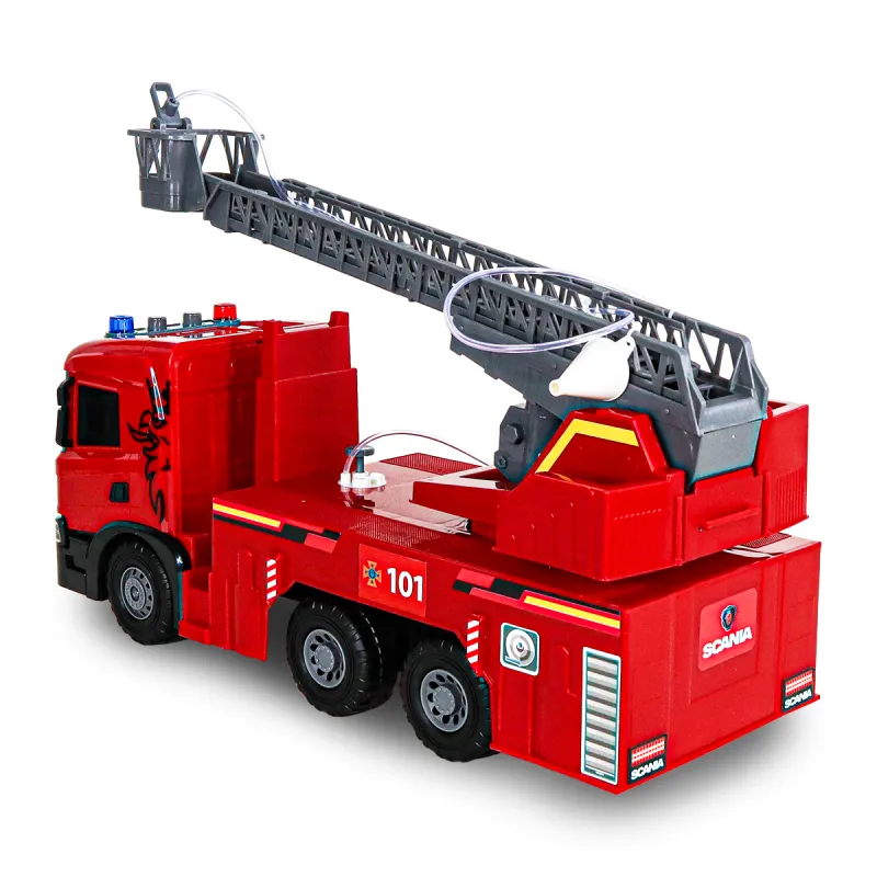 Автомодель серії Super Big Truck – Пожежна машина Scania (світло, звук, функ. води)