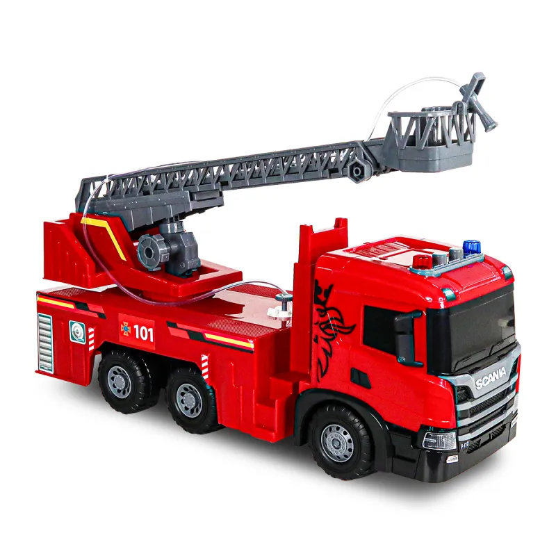 Автомодель серії Super Big Truck – Пожежна машина Scania (світло, звук, функ. води)