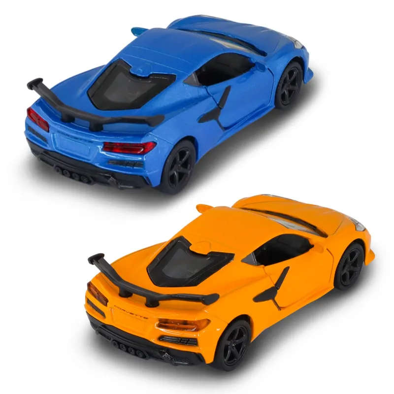 Автомодель – Chevrolet Corvette Z06 2023 (синій, помаранчевий)
