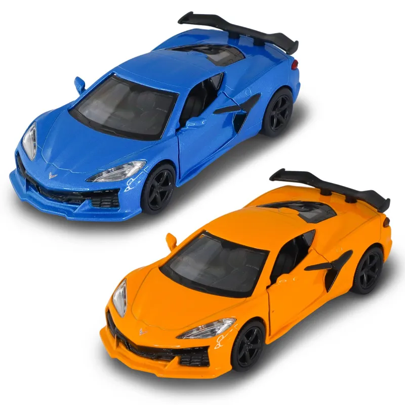 Автомодель – Chevrolet Corvette Z06 2023 (синій, помаранчевий)