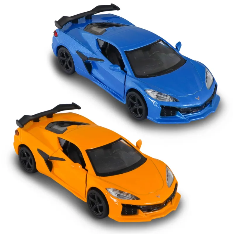 Автомодель – Chevrolet Corvette Z06 2023 (синій, помаранчевий)