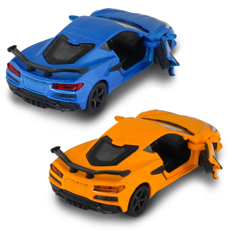 Автомодель – Chevrolet Corvette Z06 2023 (синій, помаранчевий)